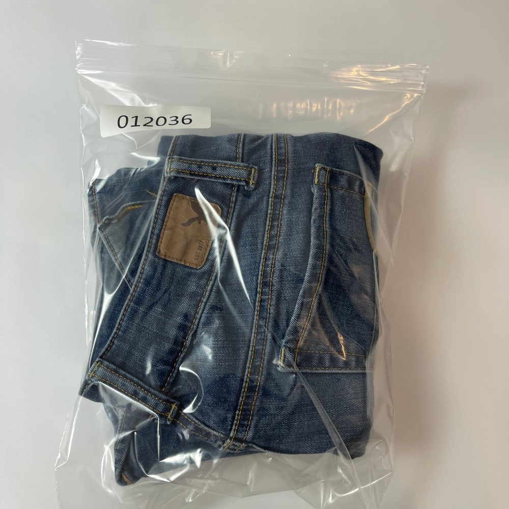 American Eagle Jeans Womens 00 Short Blue Artist Flare Stretch BoHo Cowgirl - Picture 8 of 9